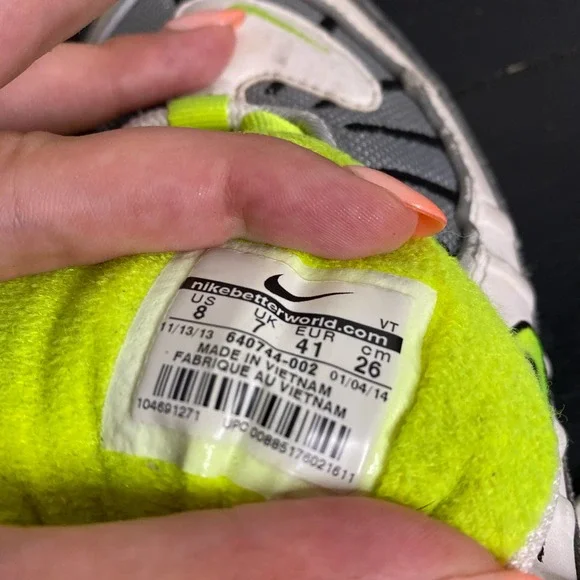 Nike Air Max 98 Cool Grey Volt Size 8 Nike Air Max 98  main image 4
